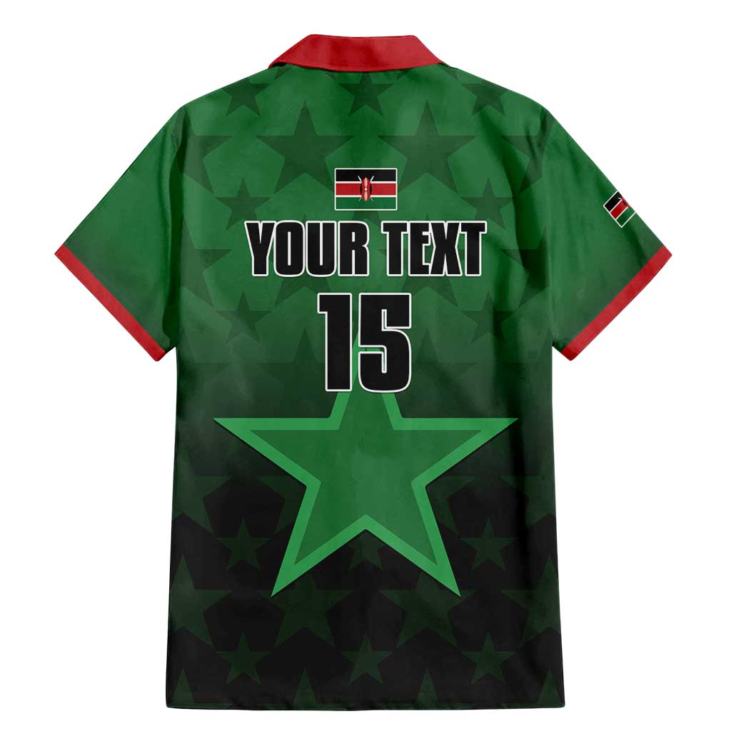 Custom Kenya Football Family Matching Mermaid Dress and Hawaiian Shirt Go Harambee Stars - Green Jersey - Wonder Print Shop