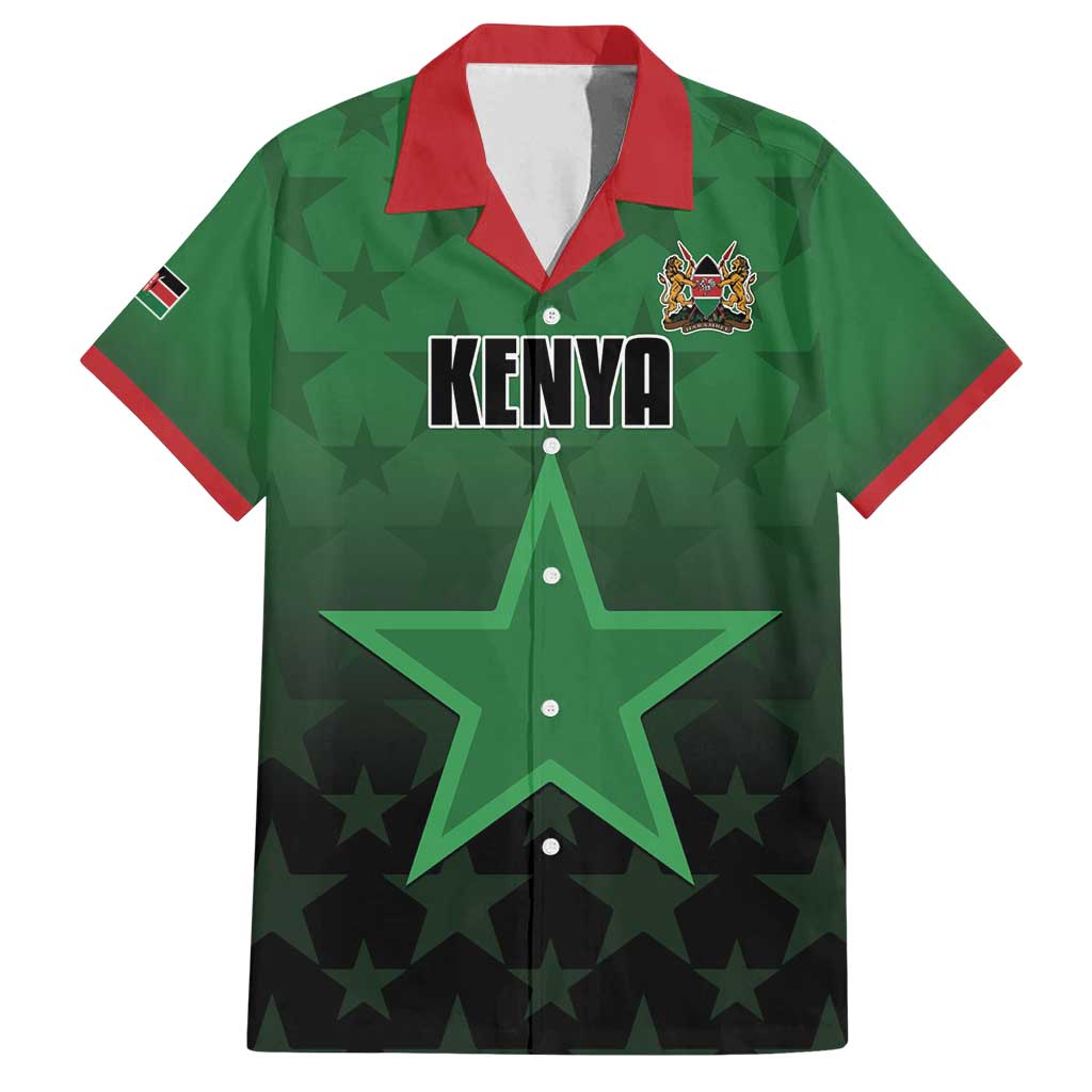 Custom Kenya Football Family Matching Tank Maxi Dress and Hawaiian Shirt Go Harambee Stars - Green Jersey - Wonder Print Shop