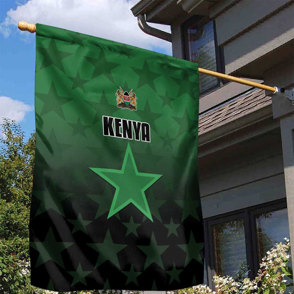 Kenya Football Garden Flag Go Harambee Stars - Green Jersey - Wonder Print Shop