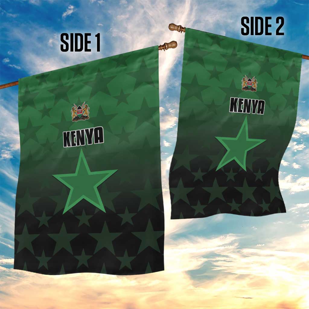 Kenya Football Garden Flag Go Harambee Stars - Green Jersey - Wonder Print Shop