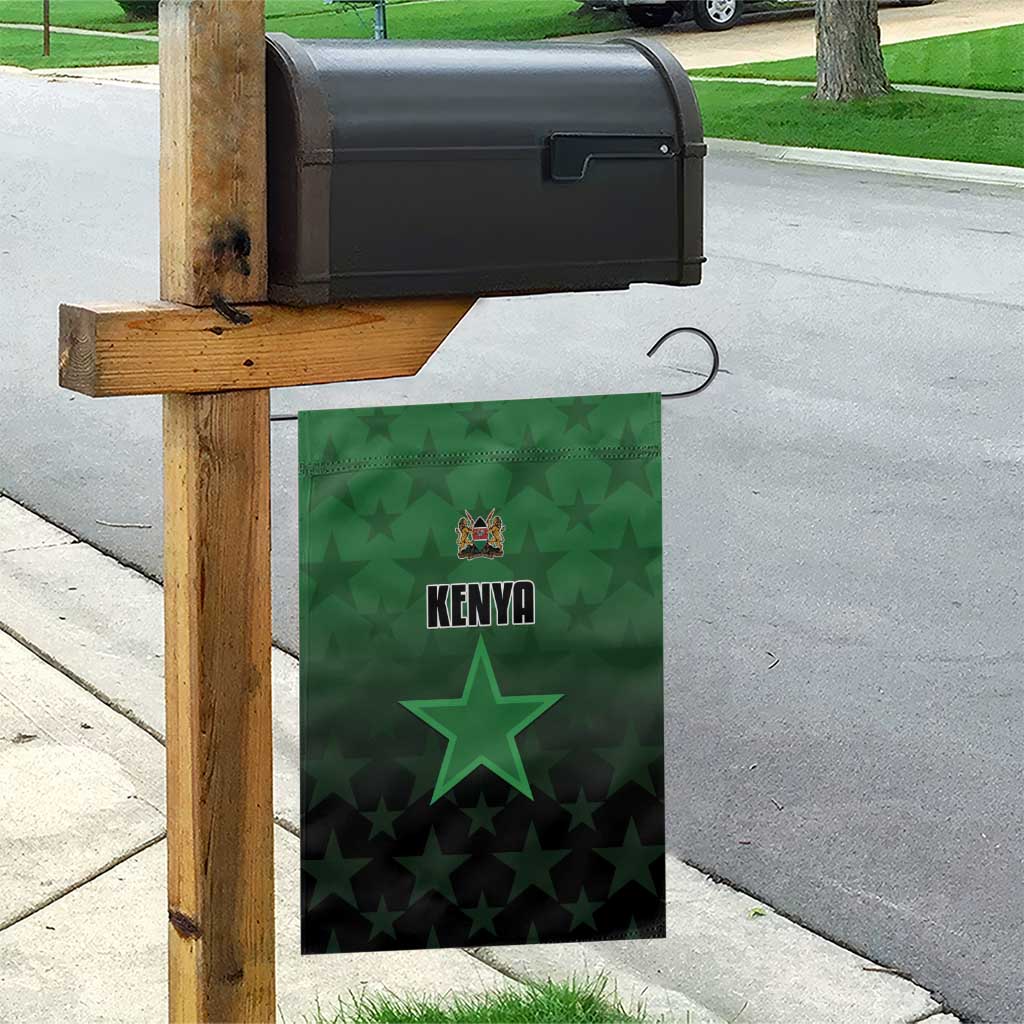 Kenya Football Garden Flag Go Harambee Stars - Green Jersey - Wonder Print Shop