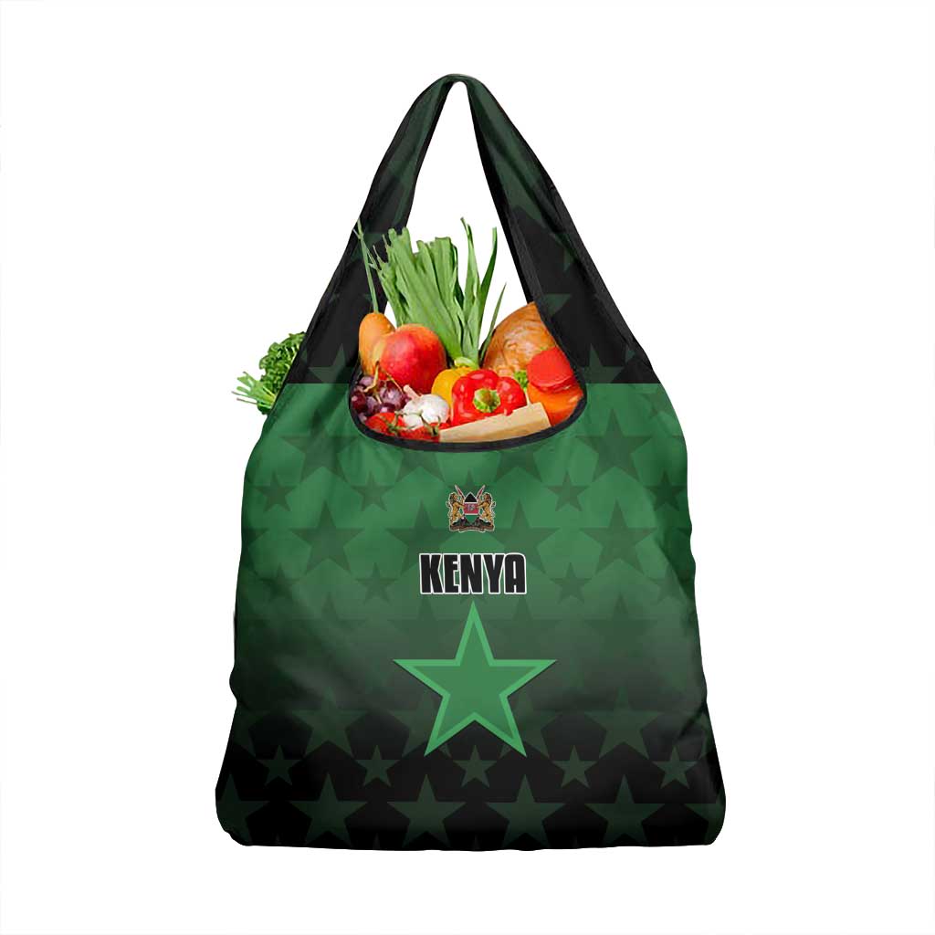 Kenya Football Grocery Bag Go Harambee Stars - Green Jersey - Wonder Print Shop