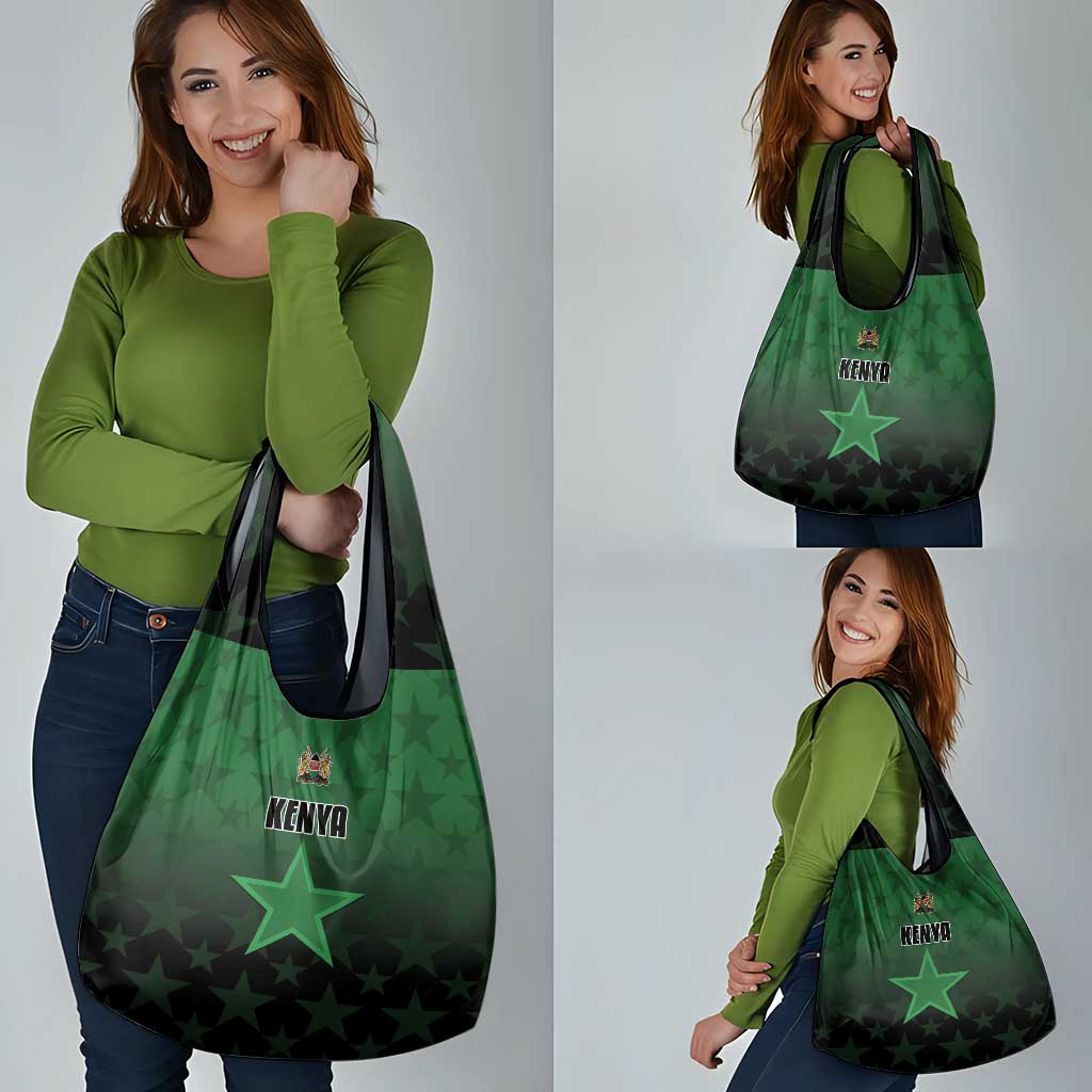 Kenya Football Grocery Bag Go Harambee Stars - Green Jersey - Wonder Print Shop