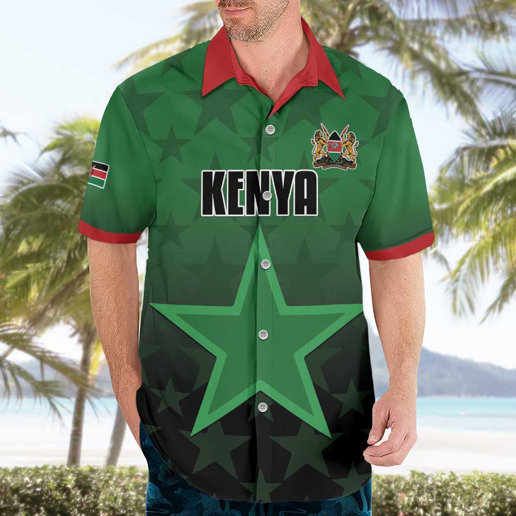 Custom Kenya Football Hawaiian Shirt Go Harambee Stars - Green Jersey - Wonder Print Shop