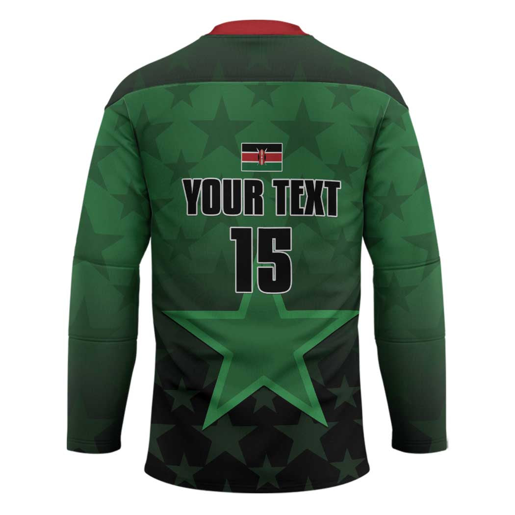 Custom Kenya Football Hockey Jersey Go Harambee Stars - Green Jersey - Wonder Print Shop