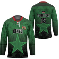 Custom Kenya Football Hockey Jersey Go Harambee Stars - Green Jersey - Wonder Print Shop