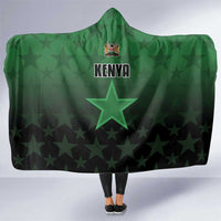 Kenya Football Hooded Blanket Go Harambee Stars - Green Jersey - Wonder Print Shop