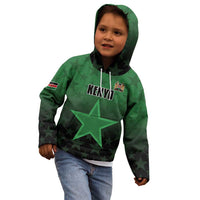 Custom Kenya Football Kid Hoodie Go Harambee Stars - Green Jersey - Wonder Print Shop