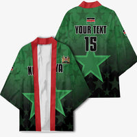 Custom Kenya Football Kimono Go Harambee Stars - Green Jersey - Wonder Print Shop