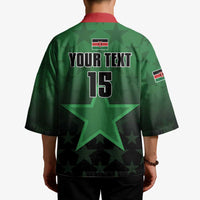 Custom Kenya Football Kimono Go Harambee Stars - Green Jersey - Wonder Print Shop