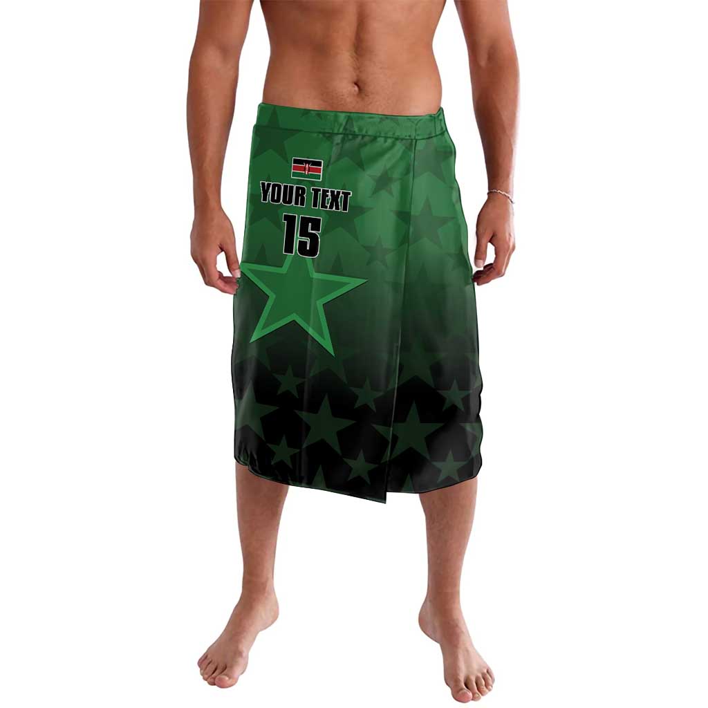 Custom Kenya Football Lavalava Go Harambee Stars - Green Jersey - Wonder Print Shop