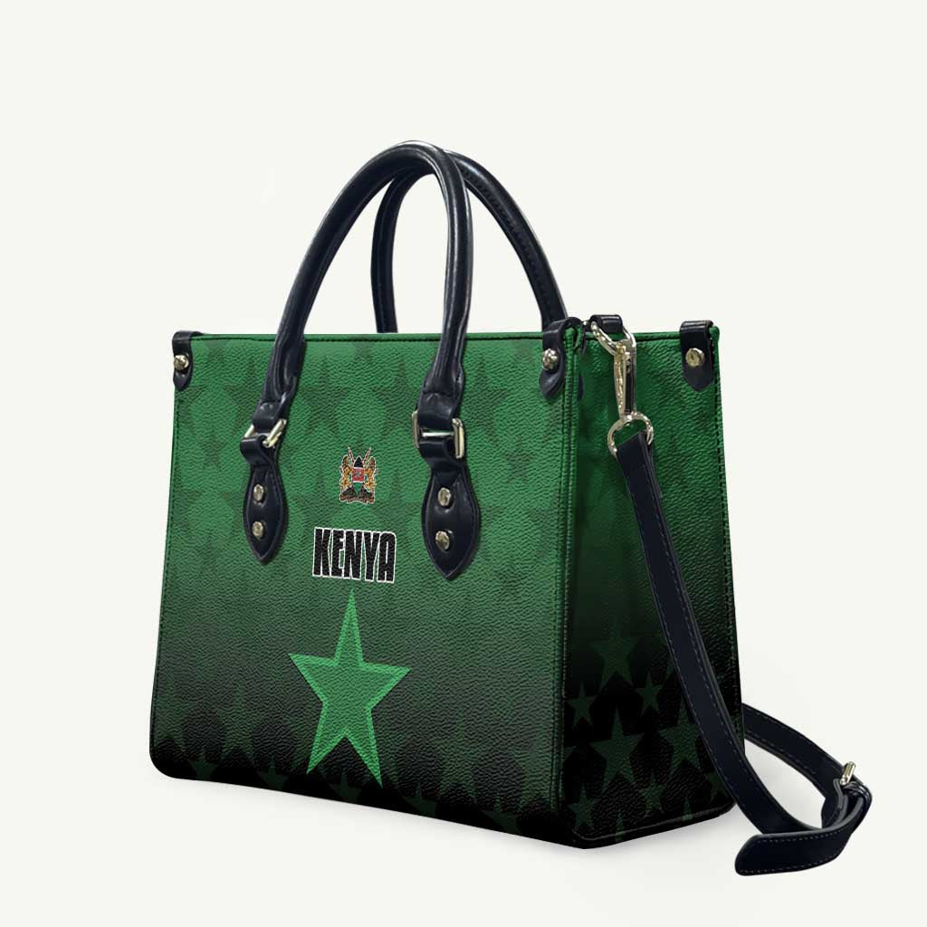 Kenya Football Leather Bag Go Harambee Stars - Green Jersey - Wonder Print Shop