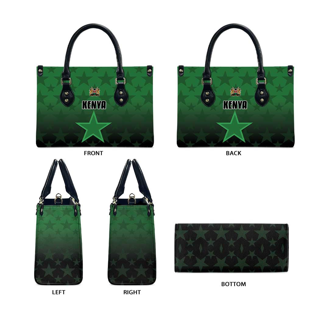 Kenya Football Leather Bag Go Harambee Stars - Green Jersey - Wonder Print Shop