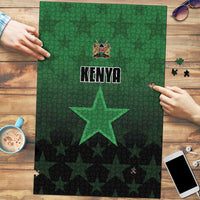 Kenya Football Puzzle Go Harambee Stars - Green Jersey - Wonder Print Shop