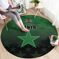 Kenya Football Round Carpet Go Harambee Stars - Green Jersey - Wonder Print Shop