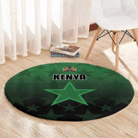 Kenya Football Round Carpet Go Harambee Stars - Green Jersey - Wonder Print Shop