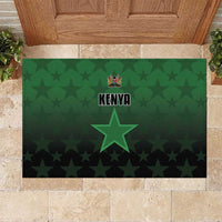 Kenya Football Rubber Doormat Go Harambee Stars - Green Jersey - Wonder Print Shop
