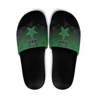 Kenya Football Slide Sandals Go Harambee Stars - Green Jersey - Wonder Print Shop