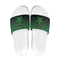 Kenya Football Slide Sandals Go Harambee Stars - Green Jersey - Wonder Print Shop