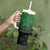 Custom Kenya Football Tumbler With Handle Go Harambee Stars - Green Jersey - Wonder Print Shop