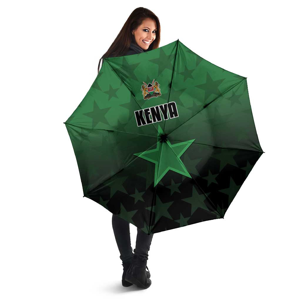 Kenya Football Umbrella Go Harambee Stars - Green Jersey - Wonder Print Shop