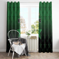 Kenya Football Window Curtain Go Harambee Stars - Green Jersey - Wonder Print Shop