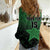 Custom Kenya Football Women Casual Shirt Go Harambee Stars - Green Jersey - Wonder Print Shop