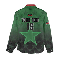 Custom Kenya Football Women Casual Shirt Go Harambee Stars - Green Jersey - Wonder Print Shop
