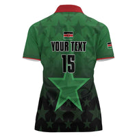 Custom Kenya Football Women Polo Shirt Go Harambee Stars - Green Jersey - Wonder Print Shop