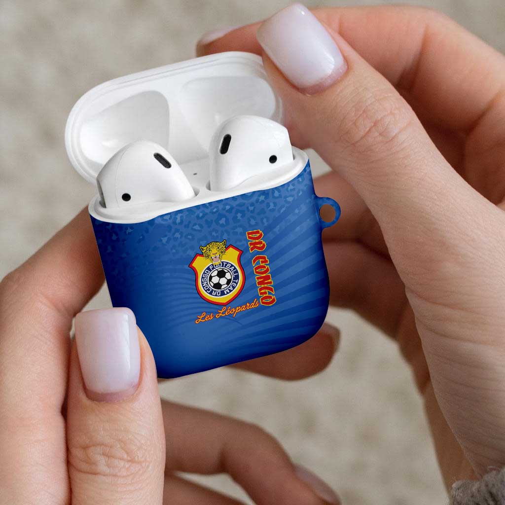 DR Congo Football AirPods Case Come On Les Léopards - Wonder Print Shop