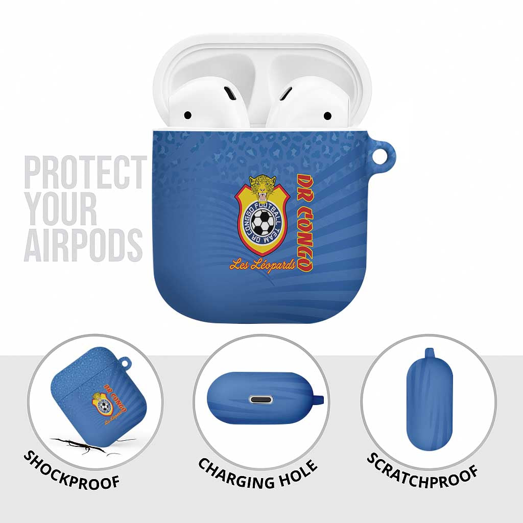 DR Congo Football AirPods Case Come On Les Léopards - Wonder Print Shop