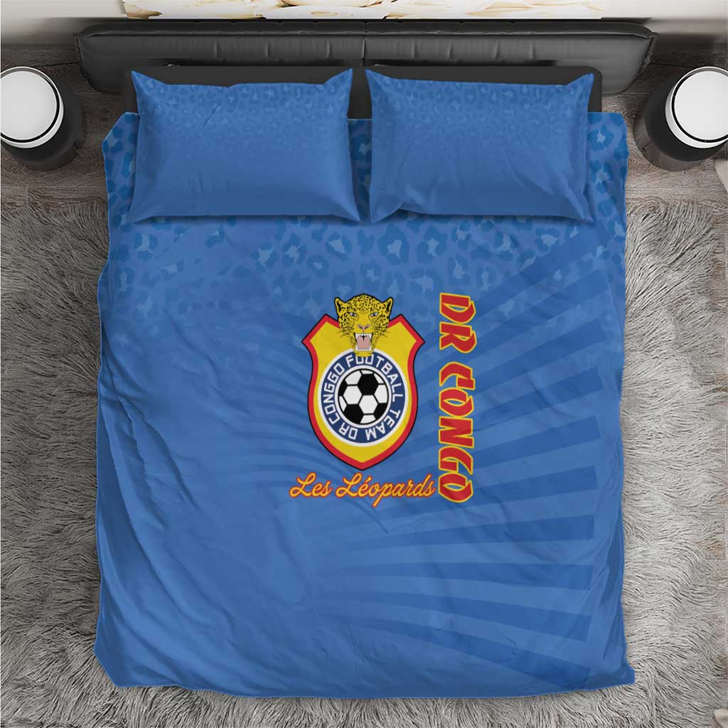 DR Congo Football Bedding Set Come On Les Léopards - Wonder Print Shop