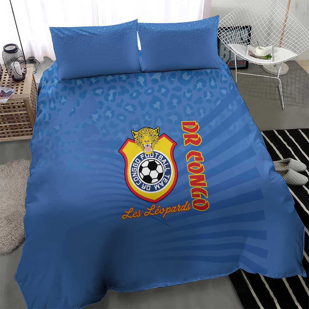 DR Congo Football Bedding Set Come On Les Léopards - Wonder Print Shop