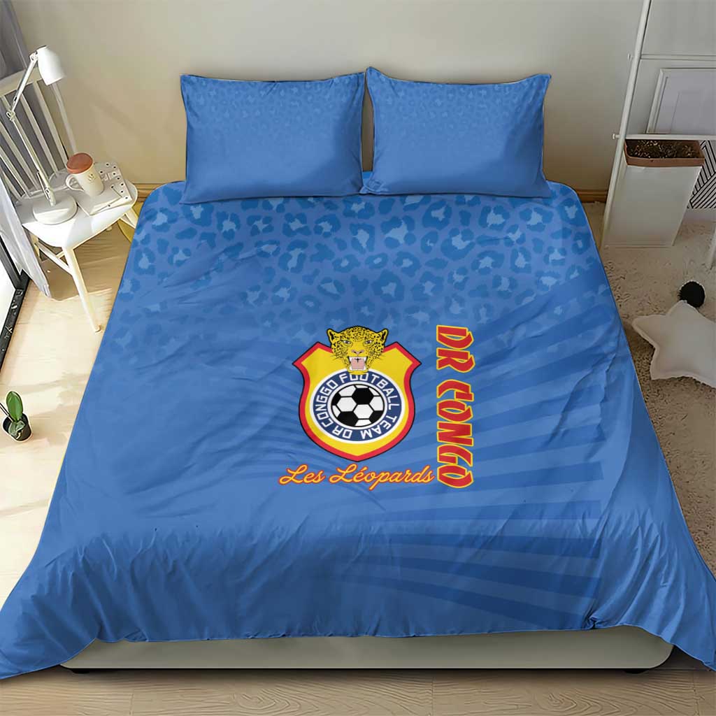 DR Congo Football Bedding Set Come On Les Léopards - Wonder Print Shop