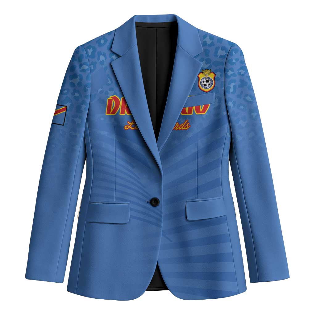 Custom DR Congo Football Blazer Come On Les Léopards - Wonder Print Shop