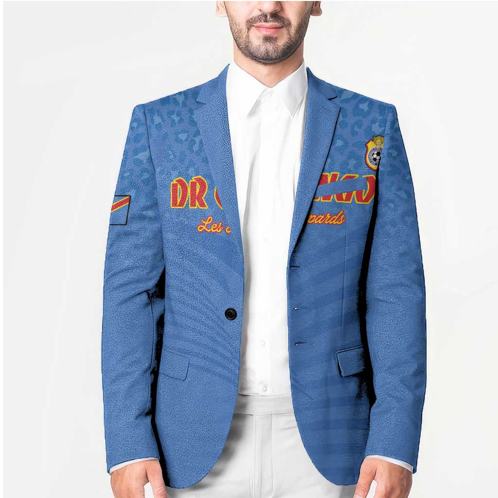 Custom DR Congo Football Blazer Come On Les Léopards - Wonder Print Shop