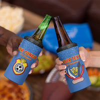 Custom DR Congo Football 4 in 1 Can Cooler Tumbler Come On Les Léopards - Wonder Print Shop