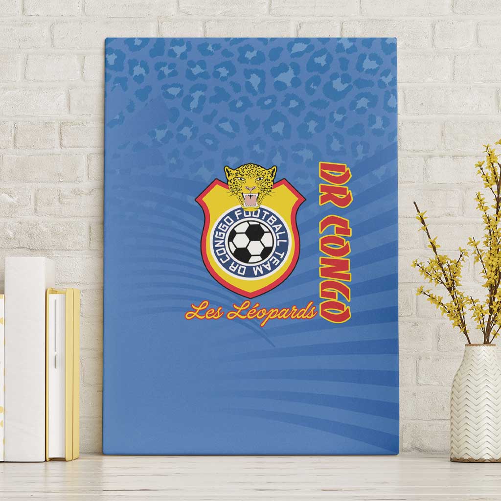 DR Congo Football Canvas Wall Art Come On Les Léopards - Wonder Print Shop