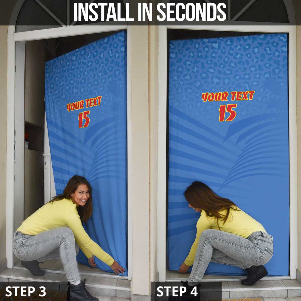 DR Congo Football Door Cover Come On Les Léopards - Wonder Print Shop