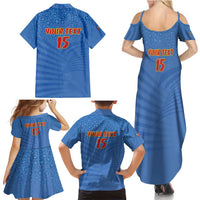 Custom DR Congo Football Family Matching Summer Maxi Dress and Hawaiian Shirt Come On Les Léopards - Wonder Print Shop