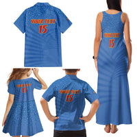 Custom DR Congo Football Family Matching Tank Maxi Dress and Hawaiian Shirt Come On Les Léopards - Wonder Print Shop