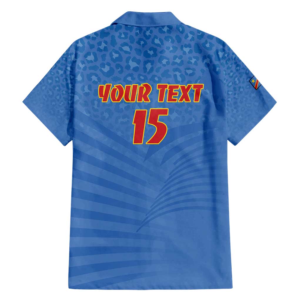 Custom DR Congo Football Family Matching Tank Maxi Dress and Hawaiian Shirt Come On Les Léopards - Wonder Print Shop