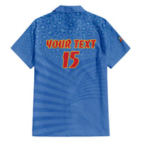 Custom DR Congo Football Hawaiian Shirt Come On Les Léopards - Wonder Print Shop