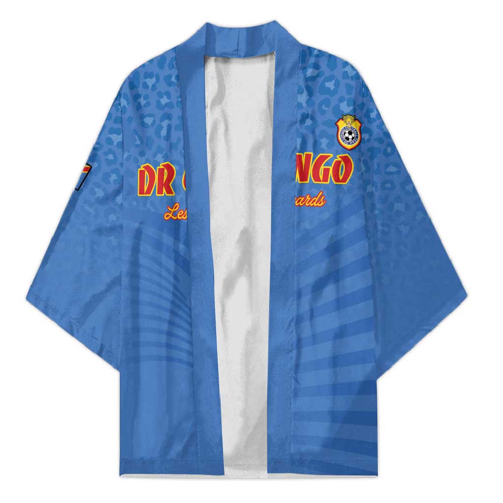 Custom DR Congo Football Kimono Come On Les Léopards - Wonder Print Shop