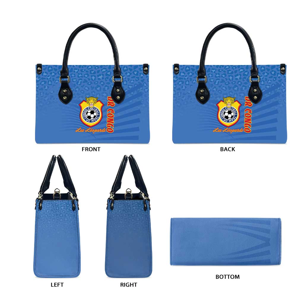 DR Congo Football Leather Bag Come On Les Léopards - Wonder Print Shop