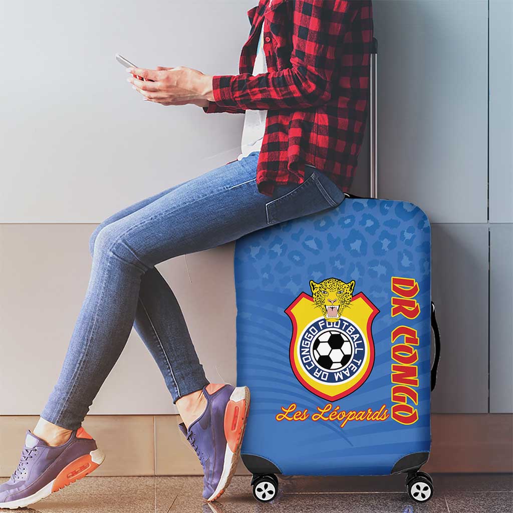 DR Congo Football Luggage Cover Come On Les Léopards - Wonder Print Shop