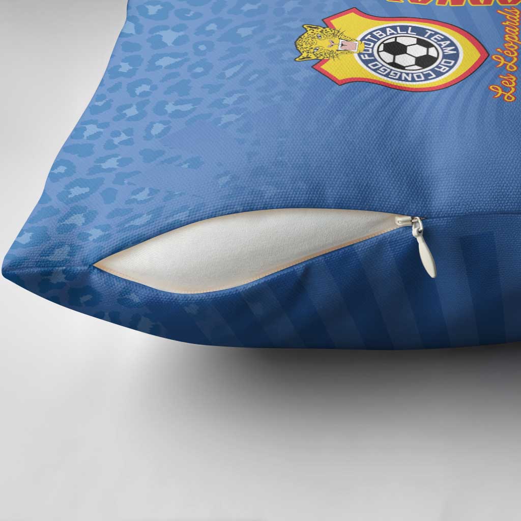 DR Congo Football Pillow Cover Come On Les Léopards - Wonder Print Shop