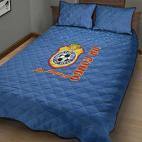 DR Congo Football Quilt Bed Set Come On Les Léopards - Wonder Print Shop
