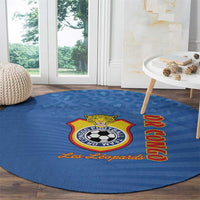 DR Congo Football Round Carpet Come On Les Léopards - Wonder Print Shop