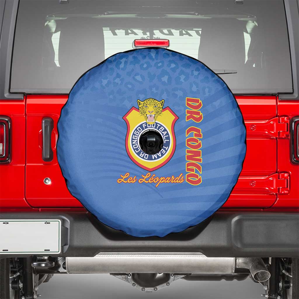 DR Congo Football Spare Tire Cover Come On Les Léopards - Wonder Print Shop